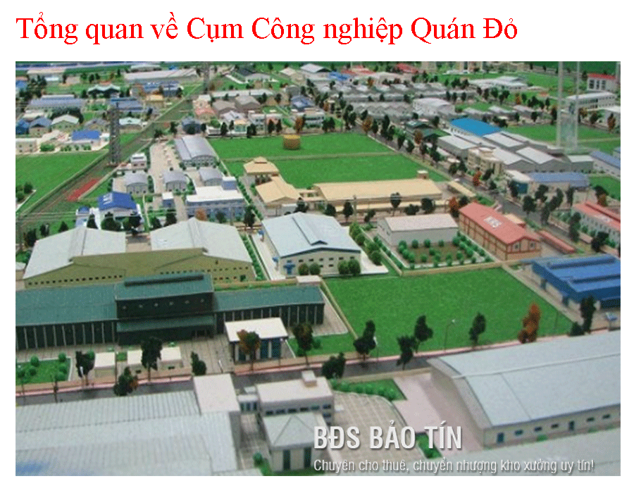 Thông tin về Cụm Công nghiệp Quán Đỏ