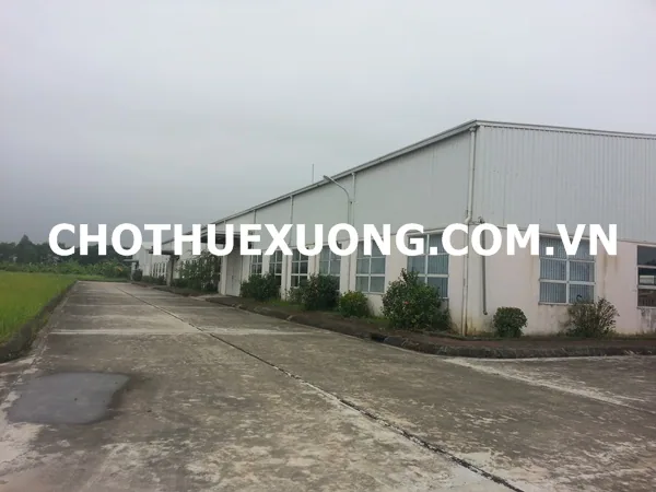 Cho thuê nhà xưởng tại Phú Thọ Việt Trì 3000m2 gần Ga giá rẻ