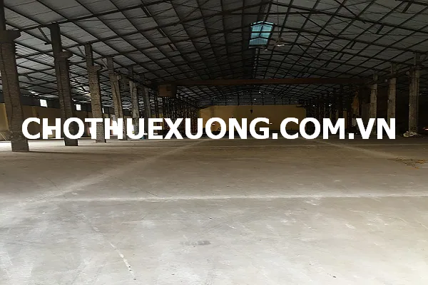 Cho thuê kho xưởng tại thành phố Bắc ginag DT 9900m2 giá tốt