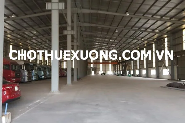 Cho thuê nhà xưởng tiêu chuẩn tại xã Phùng Chí Kiên, Mỹ Hào Hưng Yên DT 2408m2