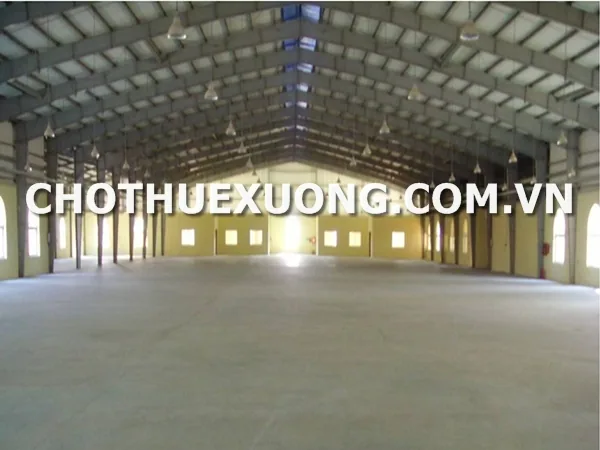Cho thuê xưởng 5950m2 tại KCN Thụy Vân, Việt Trì Phú Thọ có nhà VP, nhà ăn, ở, để xe -Có Ảnh