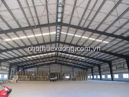 Cho thuê 1400m2 nhà xưởng tại cụm CN Biên Giang, Hà Đông.