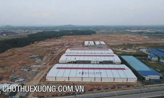 Cho thuê nhà xưởng tại GNP Thái Nguyên