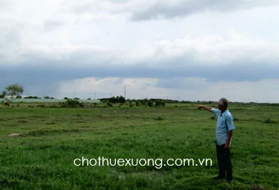 Cho thuê 1ha đất công nghiệp đã có nhà xưởng 2000m2 ở cụm CN Bình Xuyên, Vĩnh Phúc giá rẻ