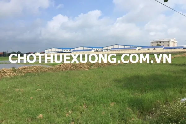 Bán đất công nghiệp và nhà xưởng tại Hải Dương huyện Cẩm Giàng gần đường QL5A