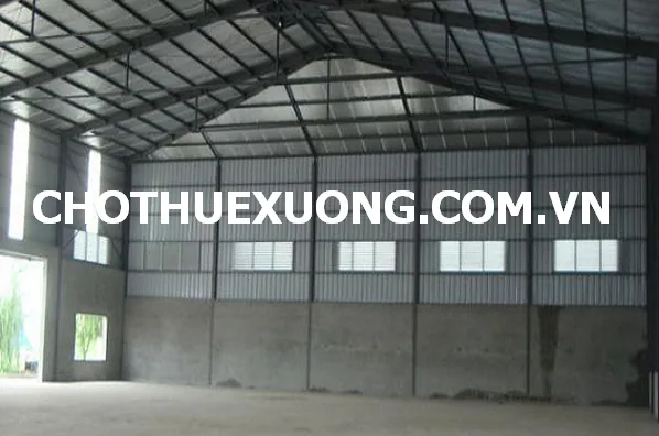 Cho thuê kho xưởng giá rẻ tại Quán Gỏi Bình Giang Hải Dương DT 3010m2
