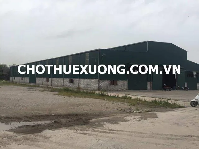 Cho thuê kho xưởng tiêu chuẩn giá rẻ tại huyện Kinh Môn, Hải Dương giá tốt