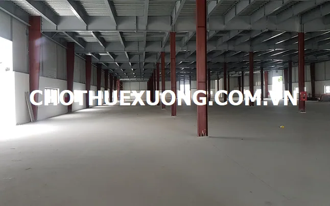 Cho thuê nhà xưởng đẹp hiện đại tại Bắc Giang, trong khu công nghiệp Hòa Phú giá cực hợp lý