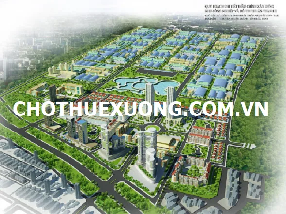Chuyển nhượng gấp đất công nghiệp Khu công nghiệp Thuận Thành 2, Bắc Ninh DT 6010m2 giá tốt