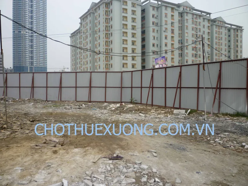 Cho thuê mặt bằng đất Phạm Hùng, Mễ Trì, Hà Nội, dt 500m2