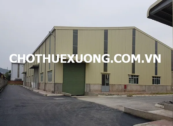 Cho thuê kho xưởng tại Phúc Yên, Vĩnh Phúc DT 610m2 giá tốt